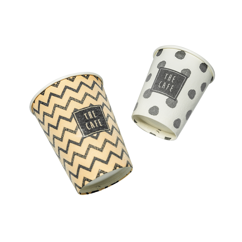 8/12oz PE印刷淋膜发泡纸杯